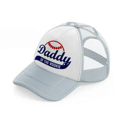 daddy of the rookie grey trucker hat