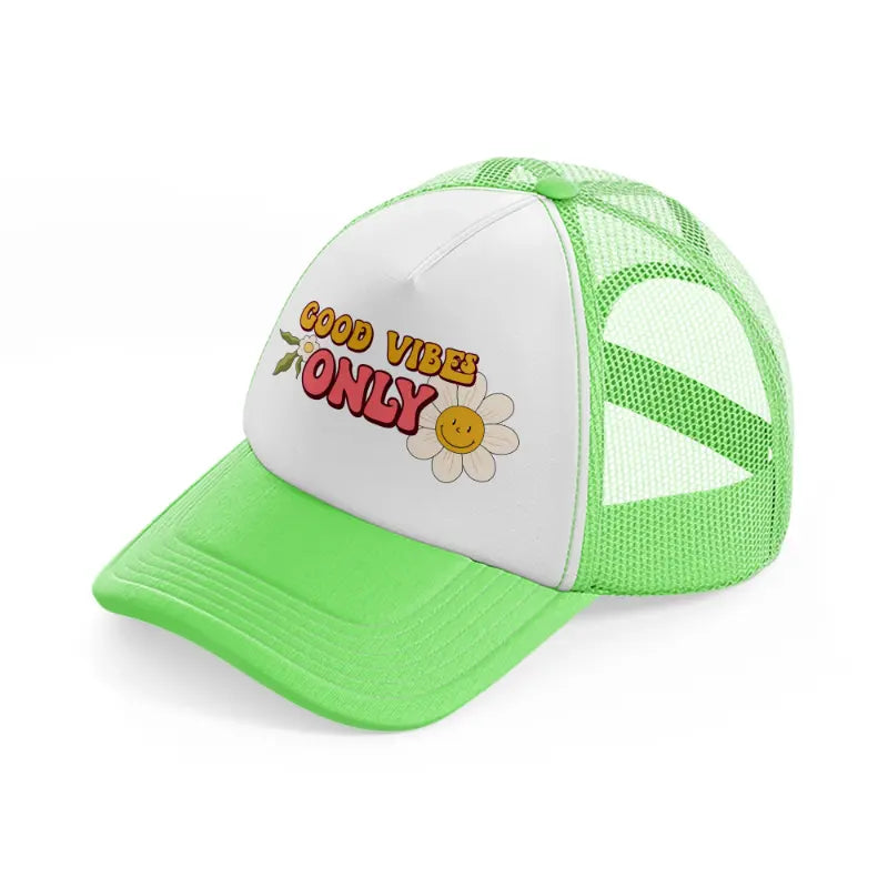 groovy quotes 14 lime green trucker hat