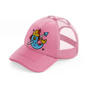 spearfishing sign-pink-trucker-hat