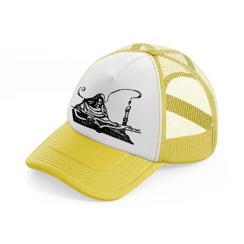 soul reaper yellow trucker hat