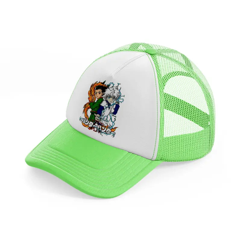 monster x hunter-lime-green-trucker-hat