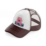 017-cat-brown-trucker-hat