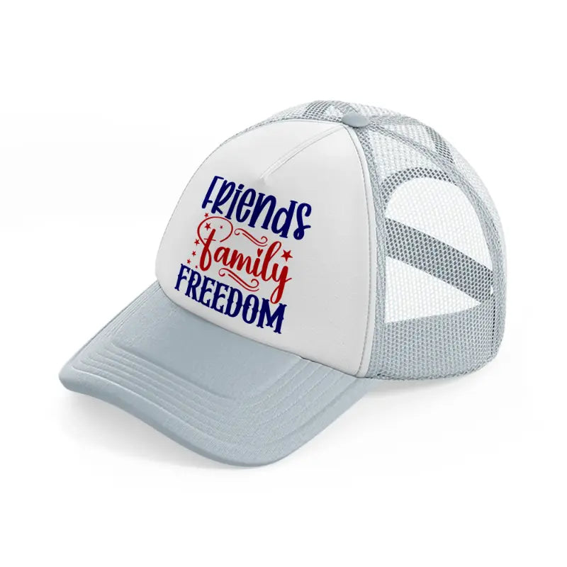 friends family freedom-01-grey-trucker-hat