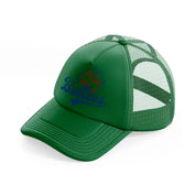 busy raising ballers sticker-green-trucker-hat