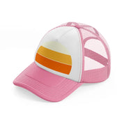 sun retro-pink-and-white-trucker-hat