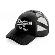 dodgers est 1883-black-trucker-hat