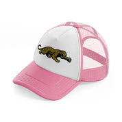 jacksonville jaguars wide-pink-and-white-trucker-hat