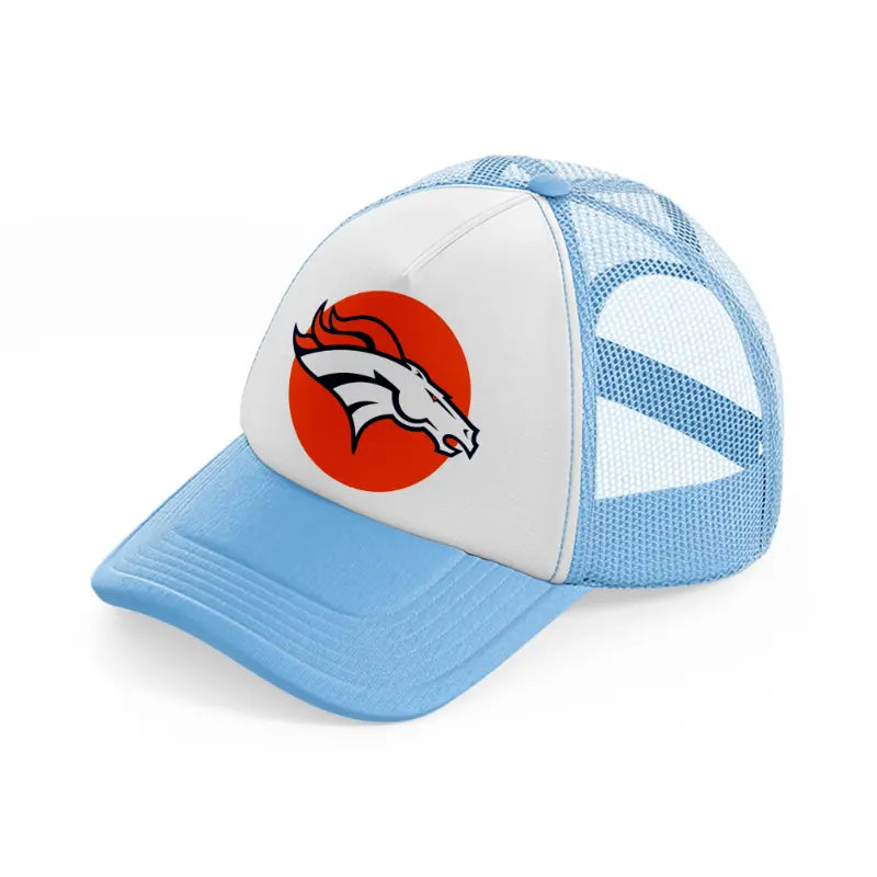 denver broncos orange-sky-blue-trucker-hat