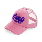 ciao purple-pink-trucker-hat