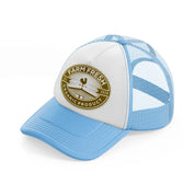 farm fresh organic product-sky-blue-trucker-hat