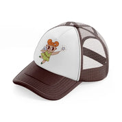 fairy brown trucker hat