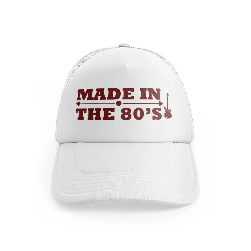 made in the 80s white trucker hat