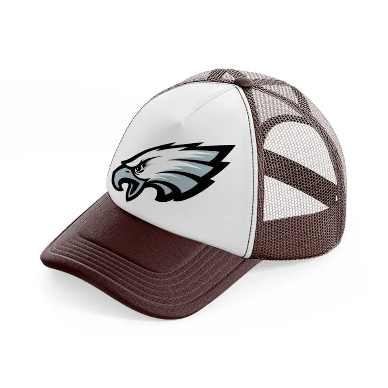 philadelphia eagles emblem-brown-trucker-hat