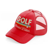 golf limited edition-red-trucker-hat