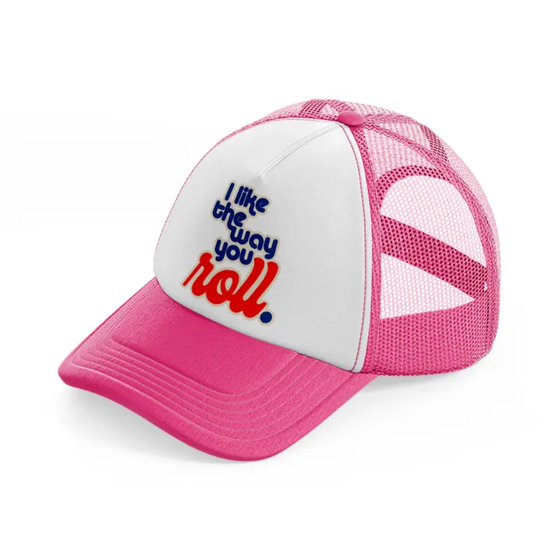 groovy-love-sentiments-gs-04-neon-pink-trucker-hat