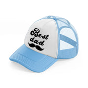 best dad sky blue trucker hat