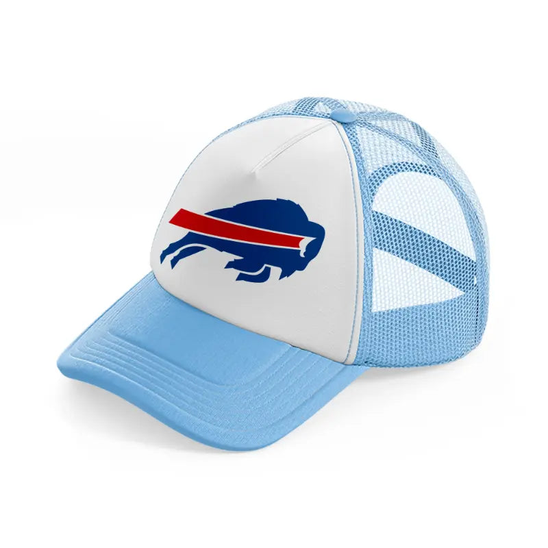 buffalo bills white-sky-blue-trucker-hat