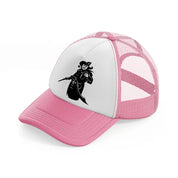 pirate piping-pink-and-white-trucker-hat