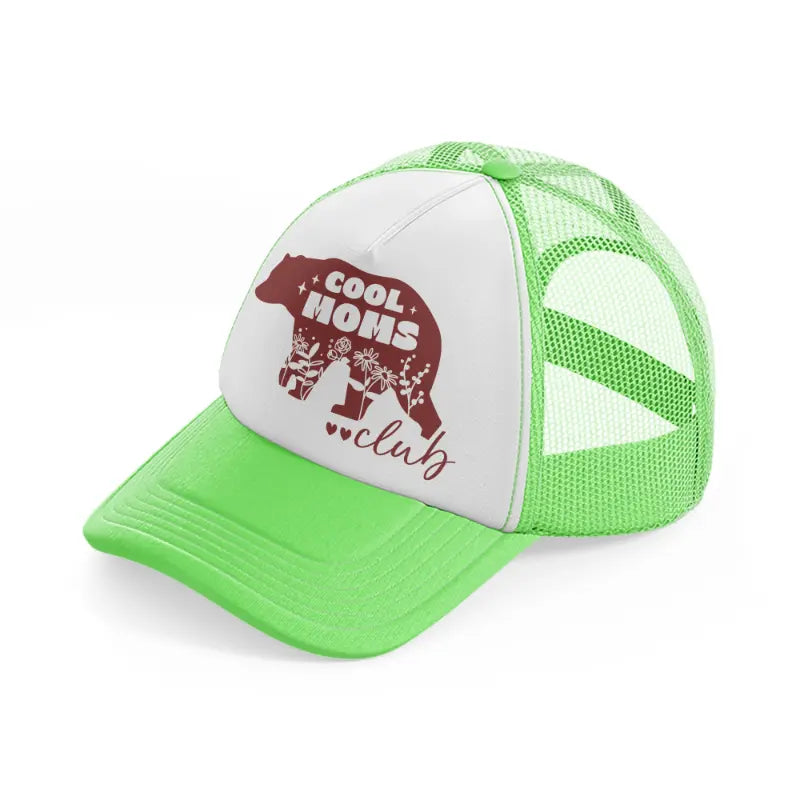 cool moms club-lime-green-trucker-hat