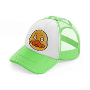 025 duck lime green trucker hat