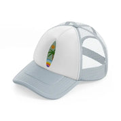 retro elements 64 grey trucker hat