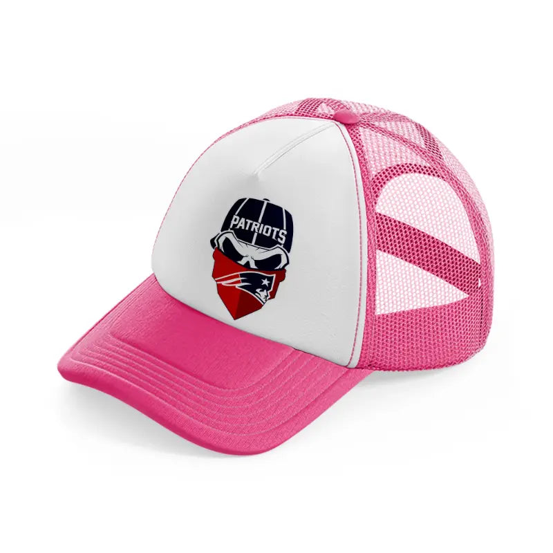 new england patriots supporter-neon-pink-trucker-hat