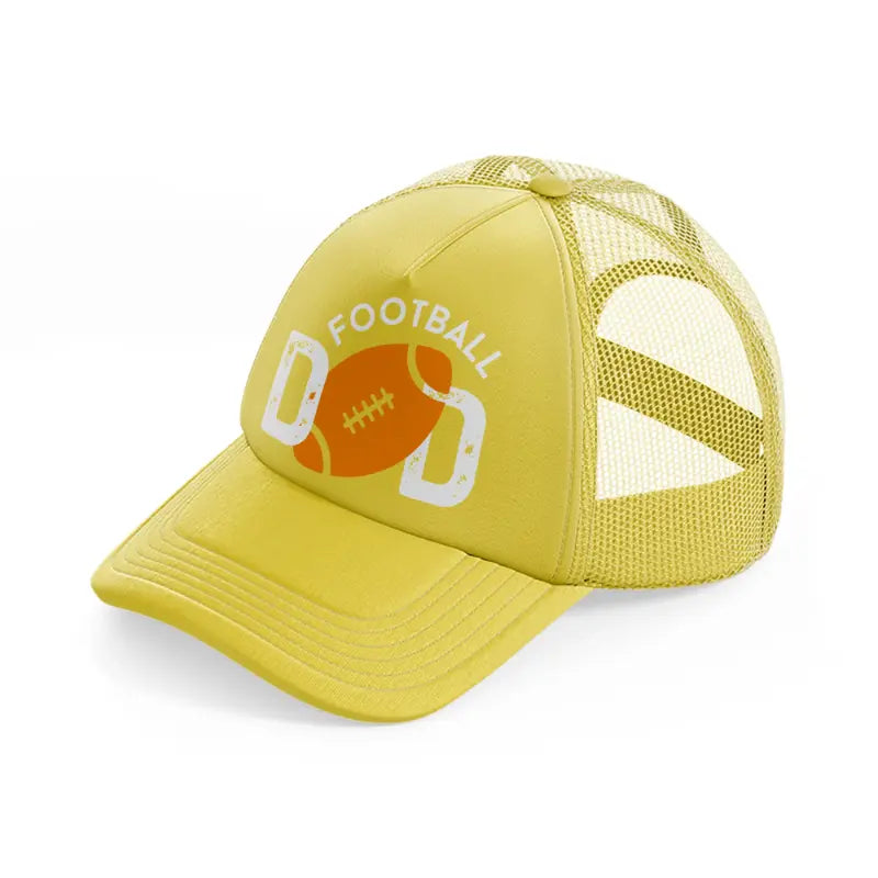 american football dad-gold-trucker-hat