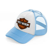 harley-davidson motor company-sky-blue-trucker-hat