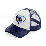 tennessee titans lover-navy-blue-and-white-trucker-hat