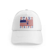 stars & stripes-010-white-trucker-hat