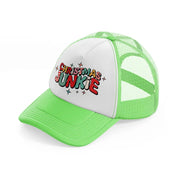 christmas-junkie-lime-green-trucker-hat