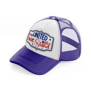united we stand-01-purple-trucker-hat