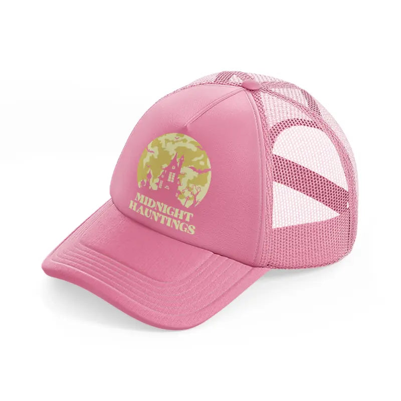 midnight hauntings-pink-trucker-hat