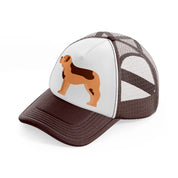 025-saint bernard-brown-trucker-hat