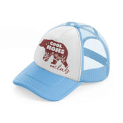 cool moms club-sky-blue-trucker-hat