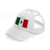 mexico stamp-white-trucker-hat