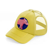 chinese zodiac (4) gold trucker hat