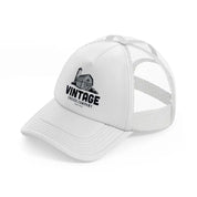 vintage cheese company-white-trucker-hat