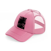 ghost hands pink trucker hat