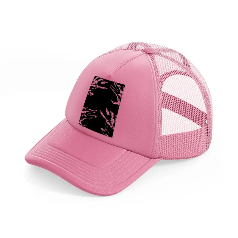 ghost hands-pink-trucker-hat