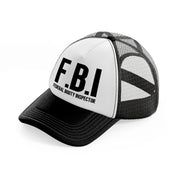 Federal Booty Inspector black-and-white Trucker Hat