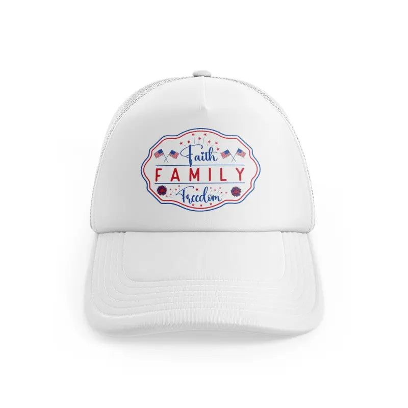 faith family freedom-01-white-trucker-hat