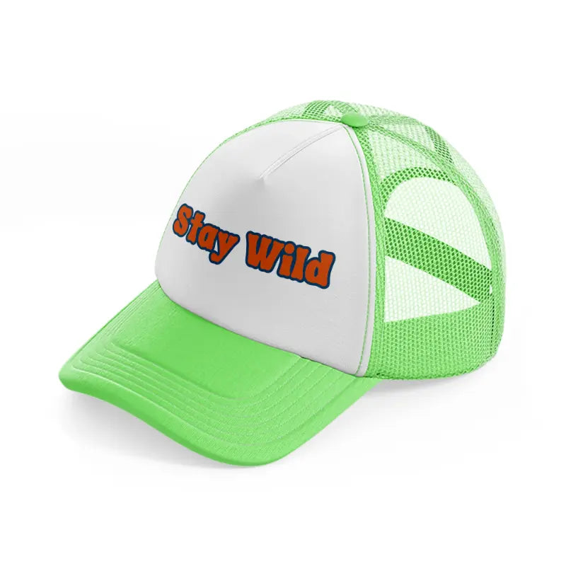 quote 15 lime green trucker hat