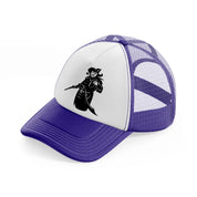pirate piping-purple-trucker-hat