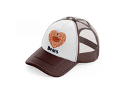 chicago bears lover-brown-trucker-hat