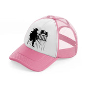 captain vector-pink-and-white-trucker-hat