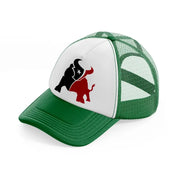 houston texans fan-green-and-white-trucker-hat