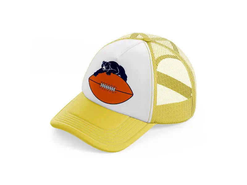 chicago bears ball-yellow-trucker-hat