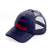 buffalo bills-navy-blue-trucker-hat