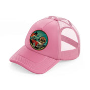 vintage a retro1 pink trucker hat